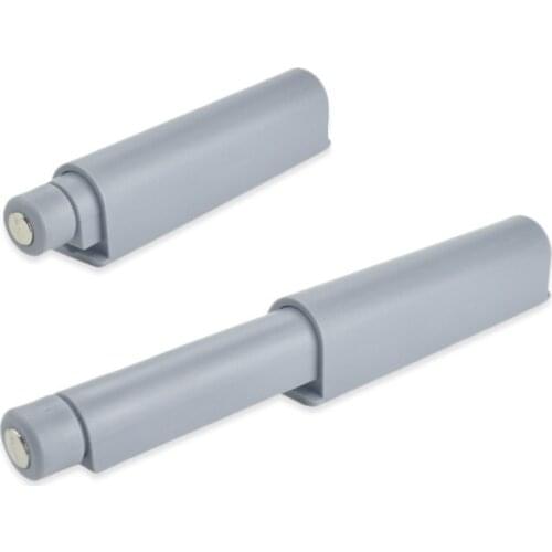 2pcs Door Latch Push to Open Cupboard Drawer Door Touch Stop Damper Plastic Magnetic Cabinet Catches