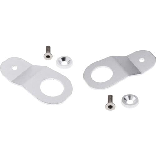 2x Car Radiator Support Bracket Billet For Civic Ek 92 95 Silver