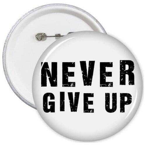 Quote Round Pins Badge Button Clothing Decoration Gift 5pcs