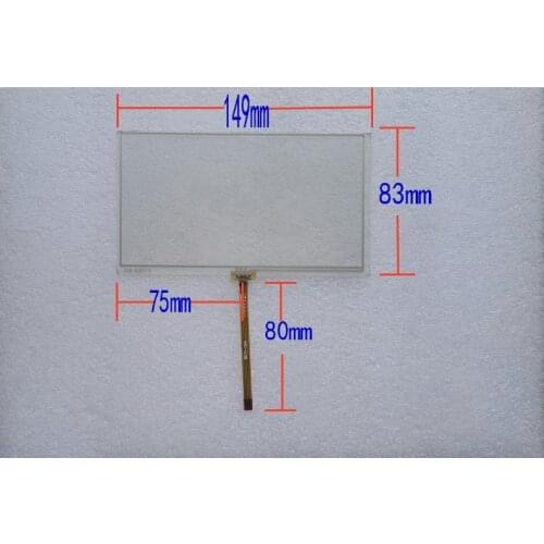 6 inch 6.1 inch 149MM*83MM car DVD navigation GPS touch screen panel A061VW01 touch panel 149*83 free shipping