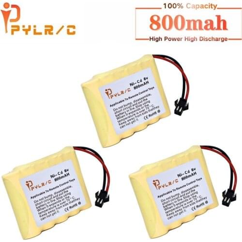 6v 800mah Rechargeable Battery For Rc toys Cars Tanks Robots Gun AA NI-CD Battery 6v Battery Pack For Rc Boats With SM Plug
