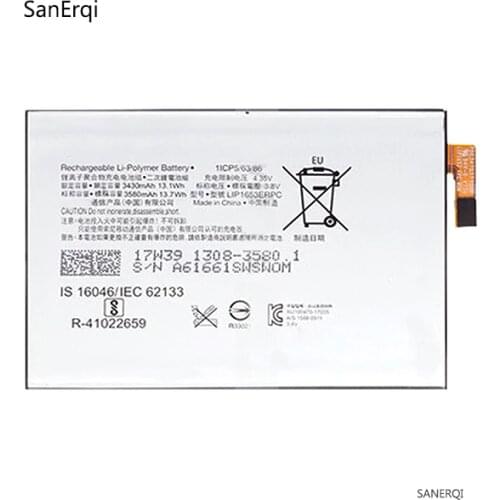 Battery For Sony LIP1653ERPC Ultra Battery for Sony Xperia XA2 Ultra G3421 G3412 3430mAh XA1 Plus Dual H4213 3430mAh