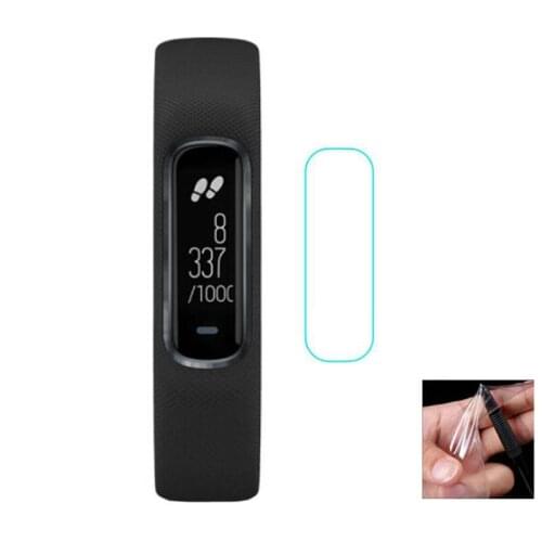 Anti-Scratch Soft TPU Clear Protective Film Guard For Garmin Vivosmart 4 Smart Bracelet Wristband Full Screen Protector Cover
