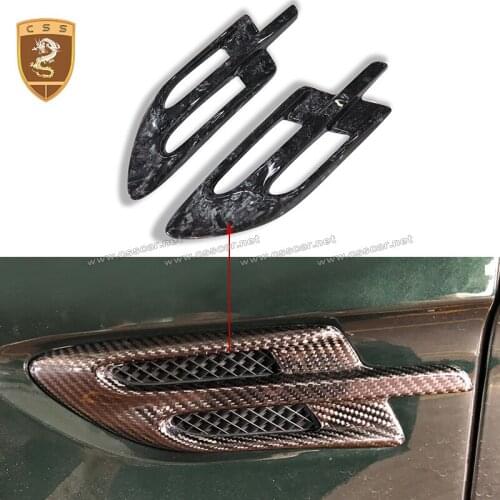 CSSYL For Bentayga W12 Carbon Fiber Fenders Vents High Quality BENTAYGA Side Fender Air Vents Limited Edition W 12 Body Kits
