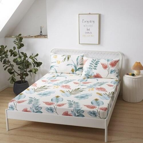 Elastic Band Bed sheet, Polyester Fitted Sheet ,Simmons Protective Cover, For 1.5/1.8/2.0M Bed Non-Slip Dust Cover