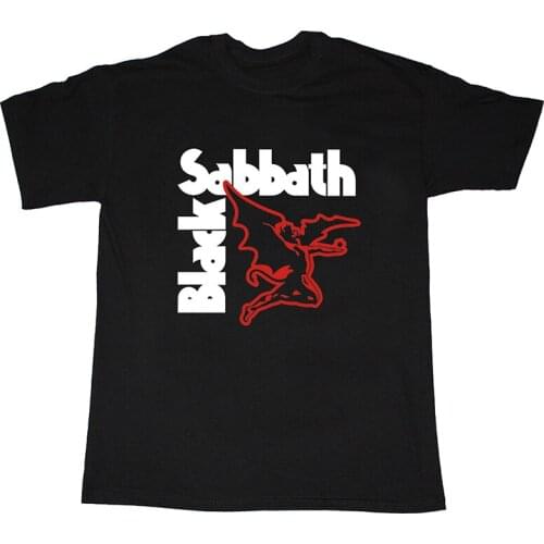 Calelinka Black sabbath Band Printed T shirt Unisex Men Women Short Sleeve Cotton Hip Hop Street Tops Summer Rock and Roll Tees