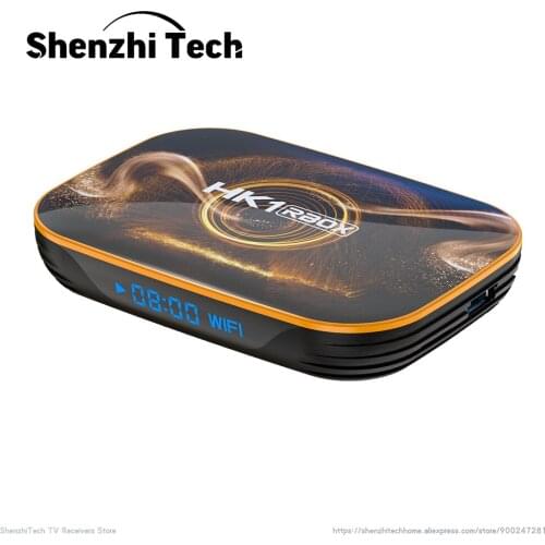2021 Smart TV Box Android 10.0 Rockchip RK3318 DDR3 4GB RAM 64GB ROM Set-Top Receiver HK1 RBOX R1 4K 2.4G/5G WIFI Media Player