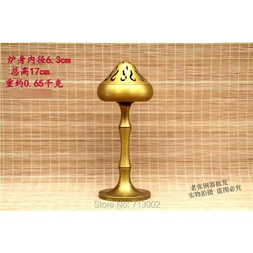 Quality incense burner pure copper ancient incense burner tower incense burner