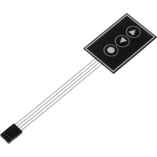 ANENG 1x3 Matrix Array 3Key Membrane Switch Keypad Keyboard 1*3Key 36*55mm DIY Arduino