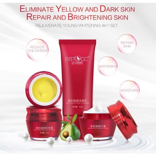 Powerful bailitouhong anti wrinkle freckle cream whitening moisturizing cream Freckle Speckle Free Set