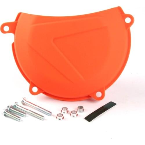 Motorcycle clutch guard orange plastic protector containment cover BG-02 for ktm exc xcf sxf xcw husqvarna fc fs fe 450 500 50