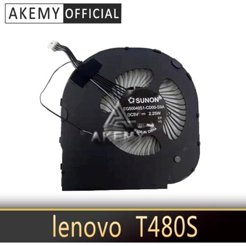 Original cpu fan cooler For Lenovo thinkpad t480s cpu cooling fan eg50040s1-cd00-s9a
