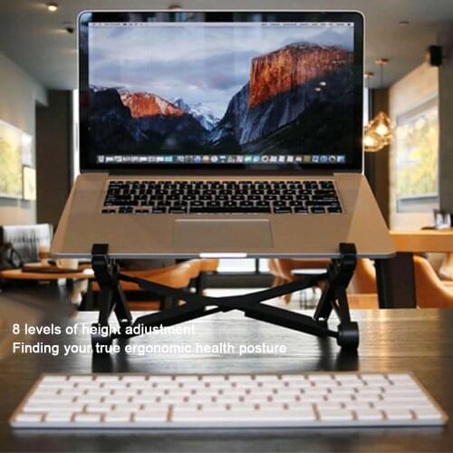 K1 Support Bracket Portable Stand Adjustable Foldable Holder for Laptop Notebook Tablet Holder for Macbook Gaming Pad Work
