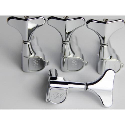 R2L2 Wilkinson Chrome BASS Tuning Pegs Keys Tuners Machine Head Guitar Tuner WJB-650 Guitar Parts