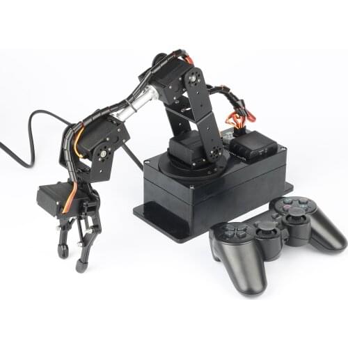 6dof Robot Arm Multi DOF Manipulator Robotics Gripper Claw PS2 Controller Digital Serco For Arduino Programming