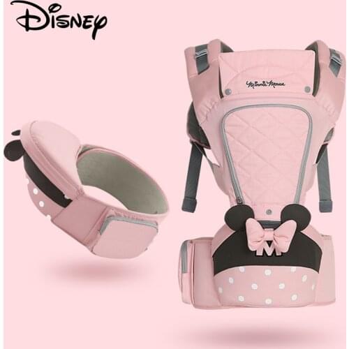 Disney Pink Baby Carrier Ergonomic Carrier Backpack Hipseat for Newborn and Prevent O-type Legs Sling Baby Kangaroos