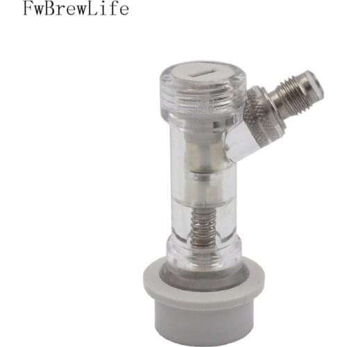 Ball Lock Disconnect with Check Valve Gas 1/4" MFL Thread Connector Homebrew Beer Soda Kegging Parts