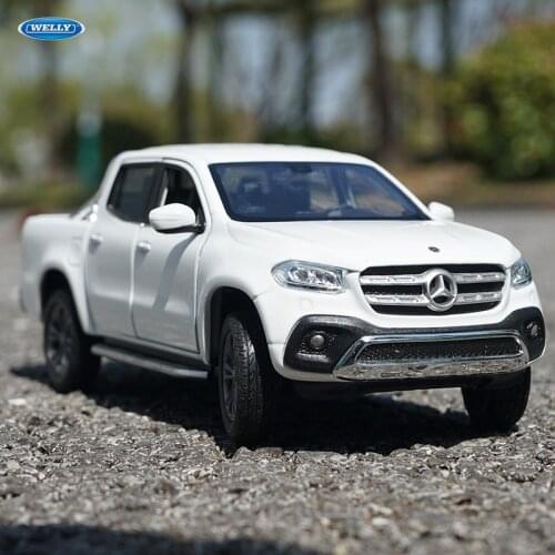Welly 1:24 Mercedes X-Class pickup pickup car alloy car model simulation car decoration collection gift toy Die casting