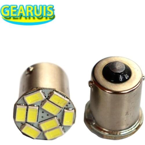 100X Super Bright P21W Led 1156 Strobe flash blink BA15S 9 SMD 5630 Bulbs Car-Styling External Lights Auto Car Parking bulb 12V