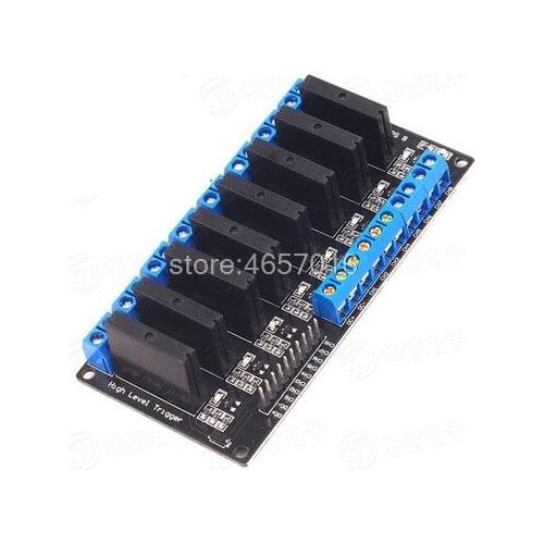 5V 8-Way High Level Trigger Solid State Relay Module with Fuse Arduin 250V2A