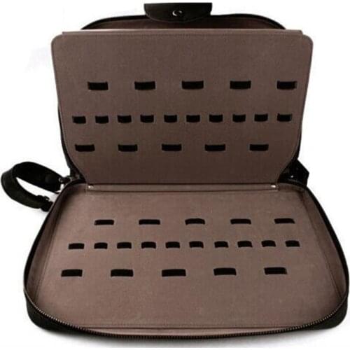 60 installed professional hair scissors leather case shears Sample pack barber makas strap bags hairdresser accessories belt bag