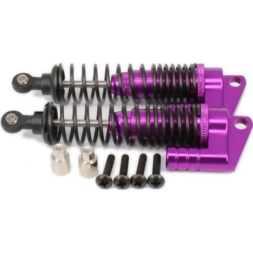 RCAWD Oil Adjustable 96mm Long Piggyback Shock Absorber Damper For RC Car 1/10 Alloy Aluminum Upgraded Hop-Up Parts