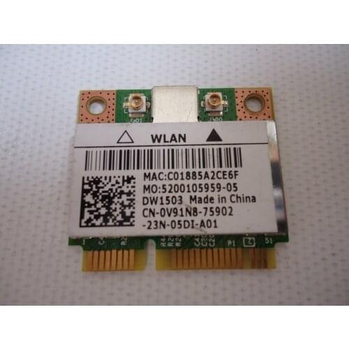 Wireless Adapter Card for Dell V91N8 DW1503 Inspiron N5010 N5040 N5050 802.11n Wireless Mini PCI-E Card
