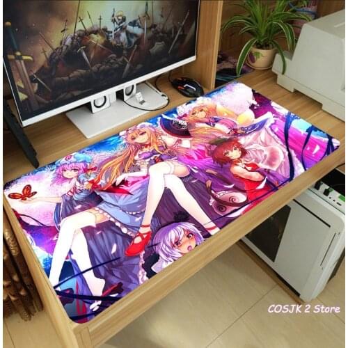 Touhou Project Yakumo Yukari Anime Large Mouse Pad PC Gaming Mice Mat Desk Laptop Keyboard Pad Playmat Home Decorate Sexy Gifts