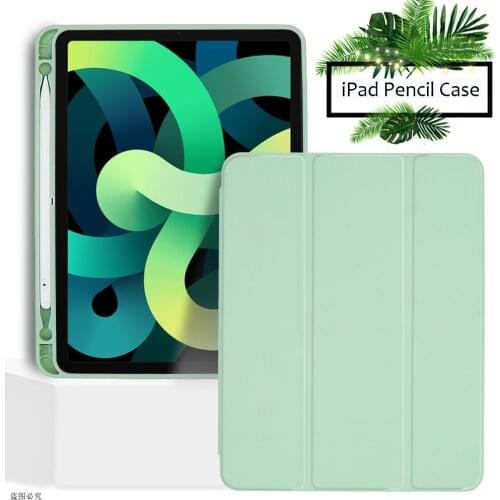 2021 For iPad Pro 11 Case 2020 iPad Air 4 Case Funda iPad 8th Generation Case iPad 10.2 Pencil Cases Mini 5 2019 air 3 Case Capa
