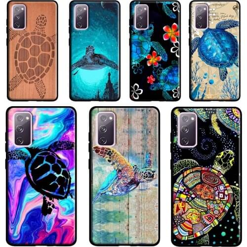 Sea Turtle Case For Samsung Galaxy S21 Ultra S20 FE S8 S9 S10 Plus Note 20 Ultra Note 10 Plus Cover