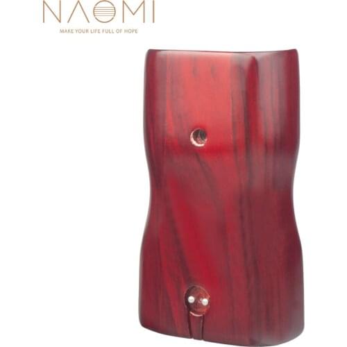 Naomi Erhu Perform Base Holder Superior Annatto Wood Hexagonal Erhu Rest Support Accessory Chinese Traditional Instruments Parts