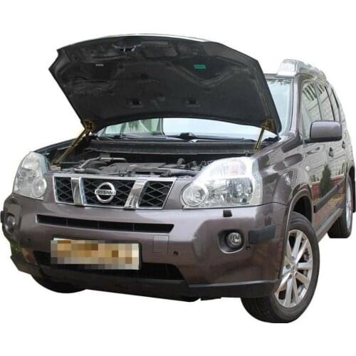 For Nissan X-trail t31 2006-2013 Front Bonnet Hood Modify Gas Struts Carbon Fiber Spring Damper Lift Support Absorber