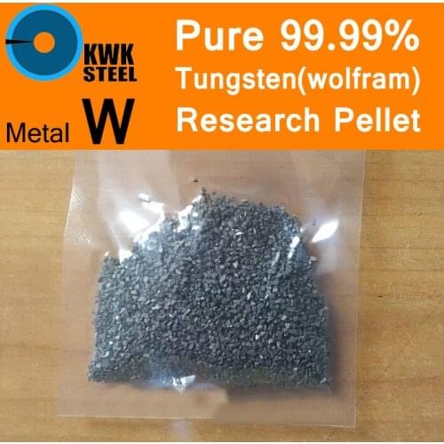Pure Tungsten Pellet 99.99% Wolfram Solid Particles Grain Granule Metal W University Experiment Research Free Fast Shipping