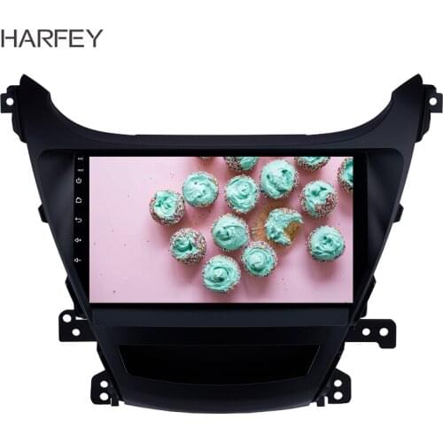 Harfey Car Multimedia Player For 2014-2016 Hyundai Elantra 9 Inch 2Din Android 8.1 HD Touchscreen WIFI USB GPS navigation Radio