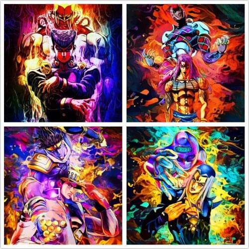 Canvas Poster HD Printed Painting JoJos Bizarre Adventure Japan Anime Pictures Modular For Living Room Home Decoration Wall Art