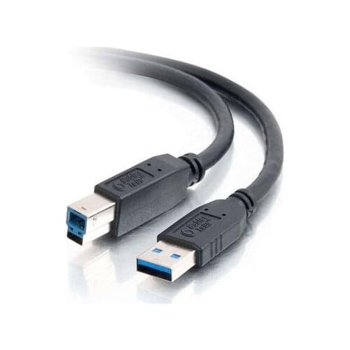 USB 3.0 A Male to B Male Cable for Printers, Scanners, Brother, Canon, Dell, E-pson, HP and more, Black