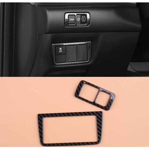 2pcs/Set ESP FCW Stainless Steel Car Function Control Button Trim fit for Honda Accord 10th 2018 2019 2020