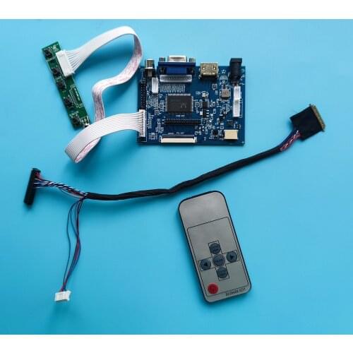 Kit Work for M101NWT2 R3/R1/R2/R0/R4 1024x600 40pin driver panel Controller Board 2AV VGA AV LED HDMI LCD Screen remote display