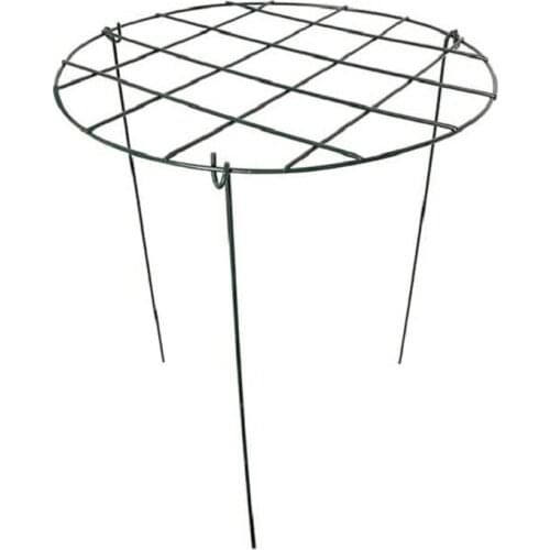 Round Plant Support Stand Holder Brace Flower Supporter Cage Metal Garden Stake Strawberry Planting Frame Vine Pillar 85DA