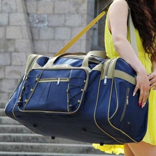 KUNDUI women handbag High Capacity shoulder handbags man messenger bags Vintage nylon men Business travel bag Storage Baggage