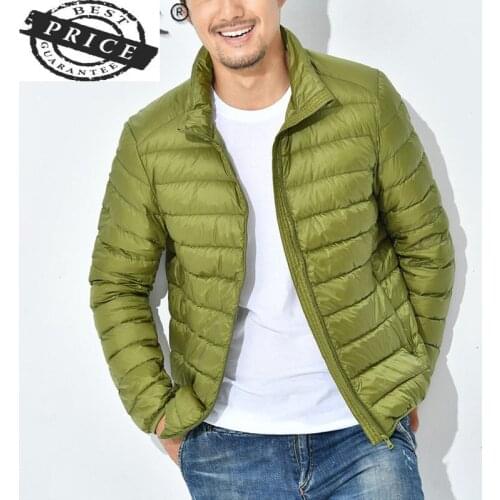 2021 Mens Jacket Mens Clothing Ultra Light Down Jacket Men Autumn Winter Down Coat Bodywarmer Casacos Masculino Ppha50