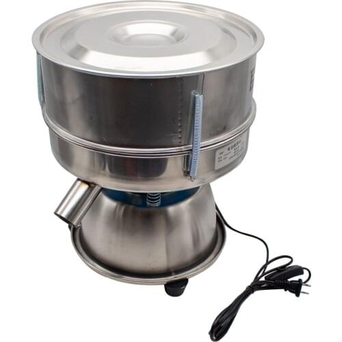 Stainless Steel Small Electric Vibrating Screen Powder Screening Sifting Machine Powder Sieve Machine 10-600 Mesh Optional