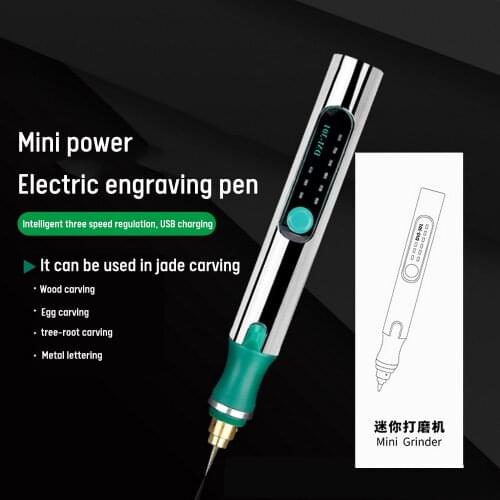 Mini Cordless Rotary Tool USB 3 Speeds Woodworking Engraving Pen DIY for Jewelry Metal Glass Wireless Drill Mini Electric Drill
