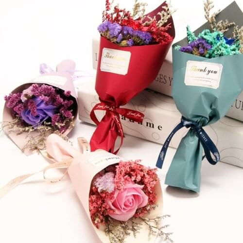 Mini Natural Dried Flower Bouquet Creative Flowers Bouquet Props Wedding Supply