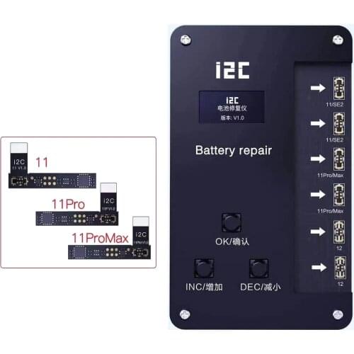 I2c Battery Data Repairer For iPhone 11 11Pro 11Promax Calibration Plug-in Cable Efficiency Reset Battery Capacity Modification