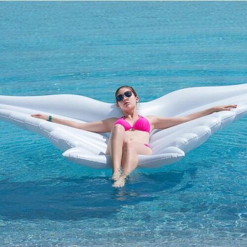 Floating Swimming Ring for Adult Butterfly/Shell Inflatable Mattress Floating Bed Raft Swimming Pool Party Toys