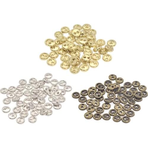 50pcs 3mm 4mm Mini Doll Button DIY Handmade Sewing Button 2-Holes Flatback Button Scrapbooking Accessorie botoes para costura