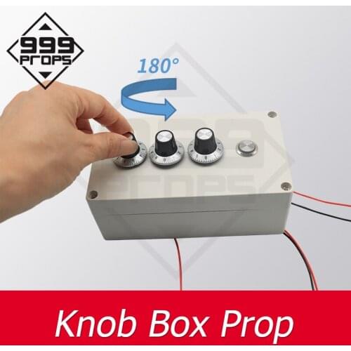 Knob Box Room escape Prop rotate knobs to the right position then press the button to open adventurer games 999 PROPS