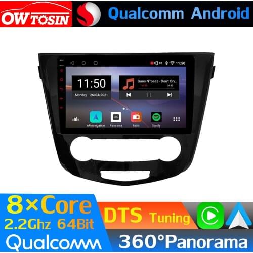 Qualcomm 8Core Android Car Multimedia For Nissan Qashqai 2 J11 X-Trail 2013-2021 360 Camera Radio GPS CarPlay HDMI DTS HIFI DSP