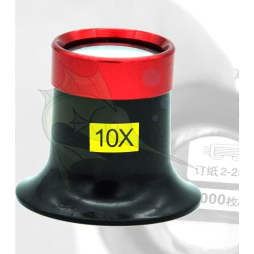 High Quality 10X Eye Weared Loupe Glass Metal Body Ultra Clear Lens Magniafier Loupe Watch Tool for Watchmaker